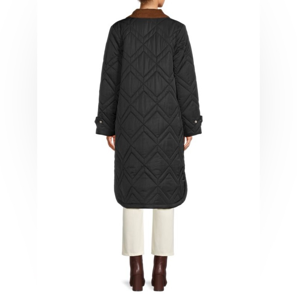 NWTs Barbour Bonnie Quilted Jacket. Black. Size 8 US (12 UK). - Picture 2 of 12